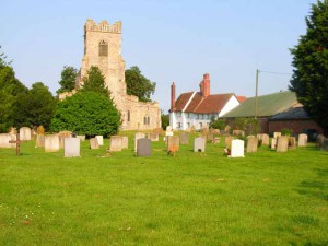 A view of St. Bartholomew's Church, Groton, Suffolk