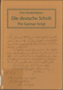 Die Deutsche Schrift Cover