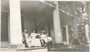 Lucy on Porch