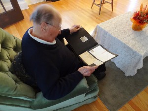 Grandpa with Scrapbook