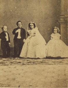 General and Mrs. Tom Thumb wedding party