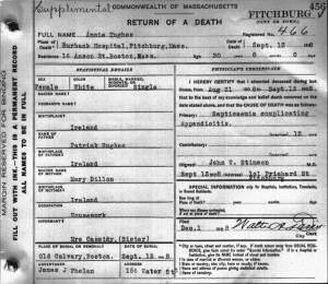 Annie Hughes death