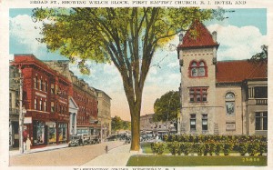 Westerly street scene